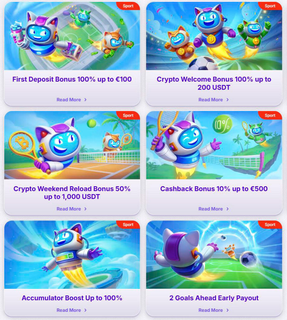 bonus list robocat casino